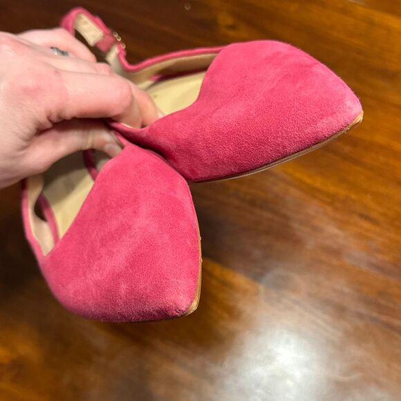 Clarks Fuscia Suede Laina Slingback Flats Women’s US 9.5 M - Picture 6 of 8